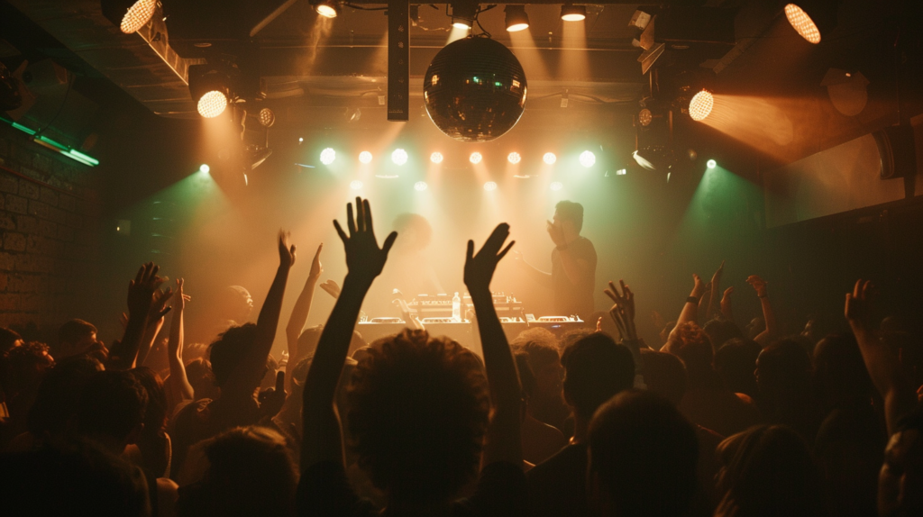 EDM House Party Potsdam: Elektrisierende Party in buntem Licht