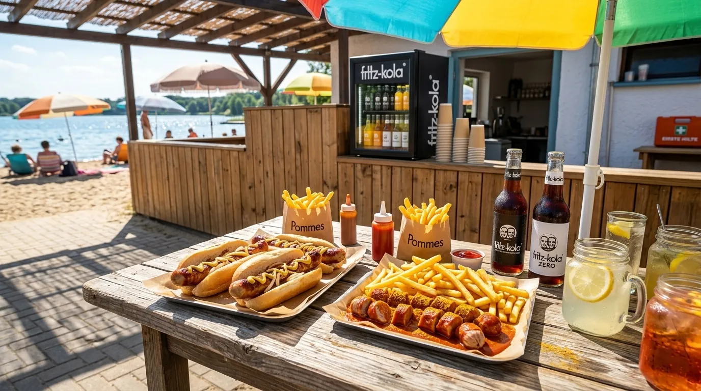 Leckeres Essen und erfrischende Drinks bei Pirschheidi goes Beach