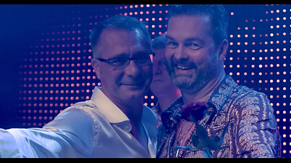 Frank Heck und Torsten Kuhn als Gastgeber der Pirschheidi-Show